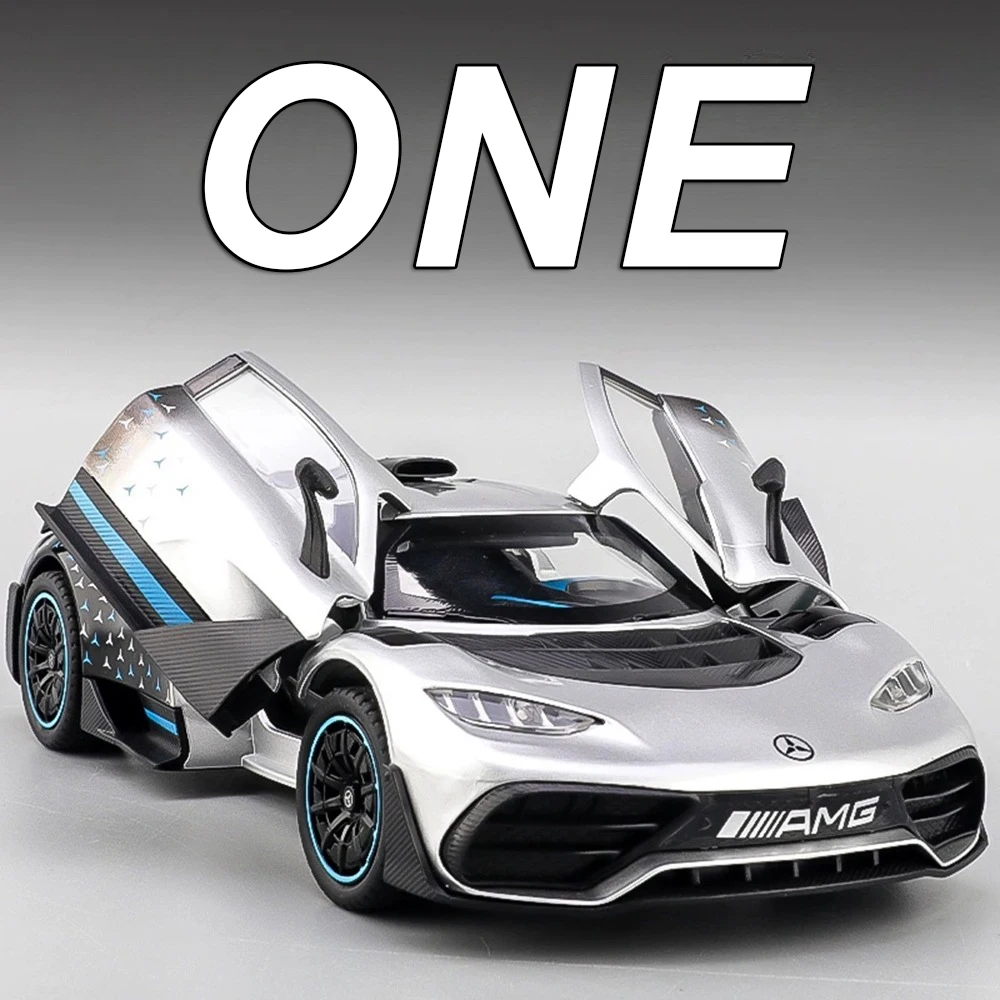 1:24 ONE エルドラド ダイキャスト合金製スポーツカーモデル玩具 サウンドライト付き プルバック式 ドア開閉 ミニチュア車両 彼氏へのホリデーギフト