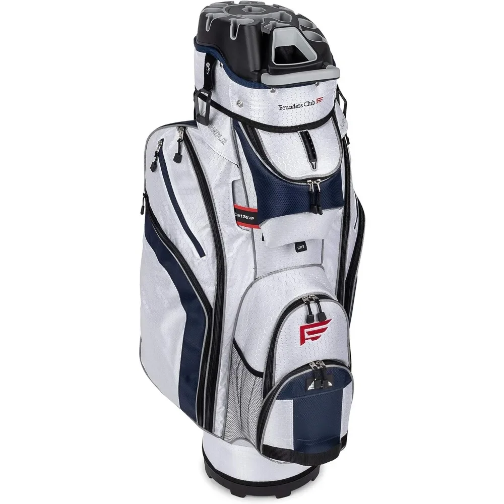 Club Premium Cart Bag with 14 Way Organizer Divider Top