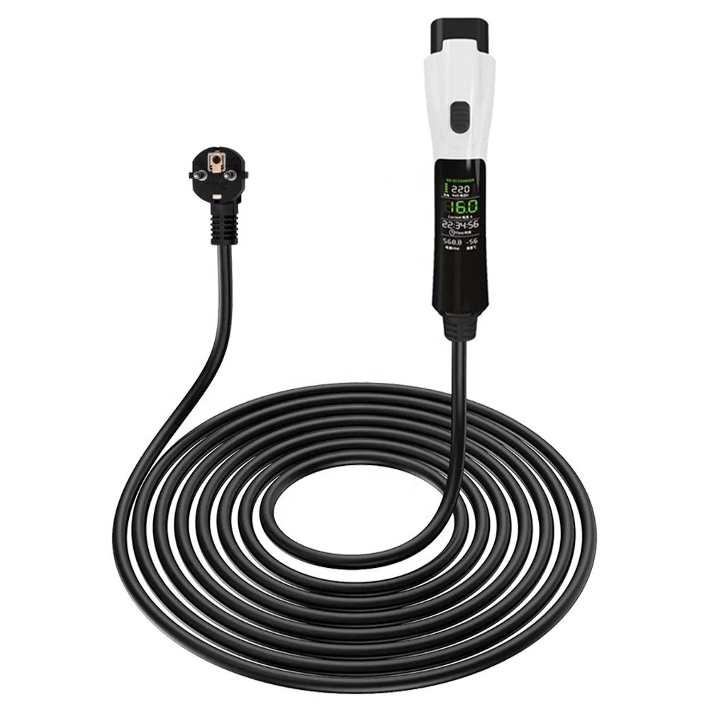E-mingze New GBT 16A  3.5KW GBT Plug   EV Portable Charger with Integrated Charging and Discharging Function