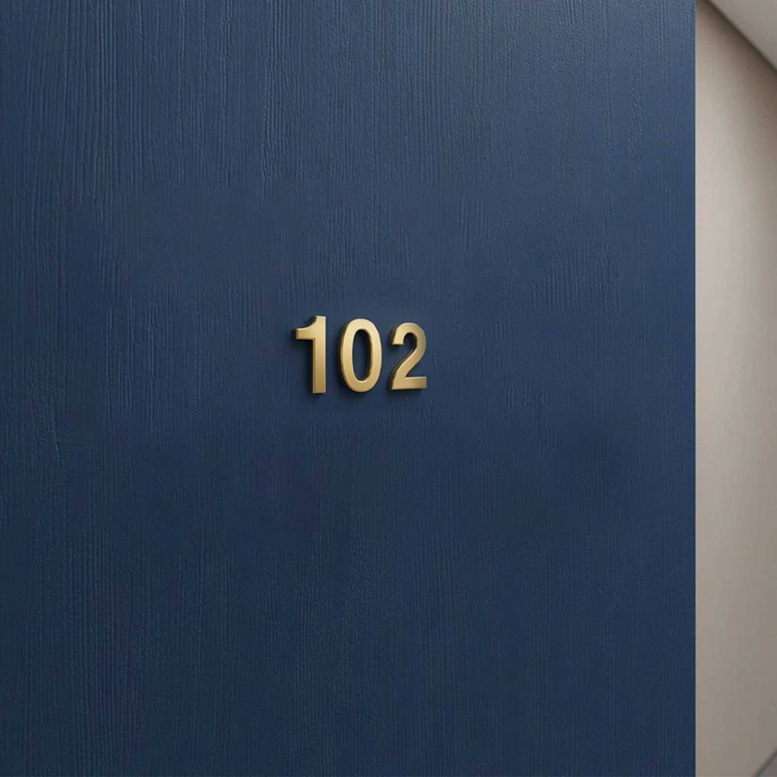 20pcs Waterproof Golden Address Number Stickers, Self-Adhesive Outdoor Mailbox Door Labels