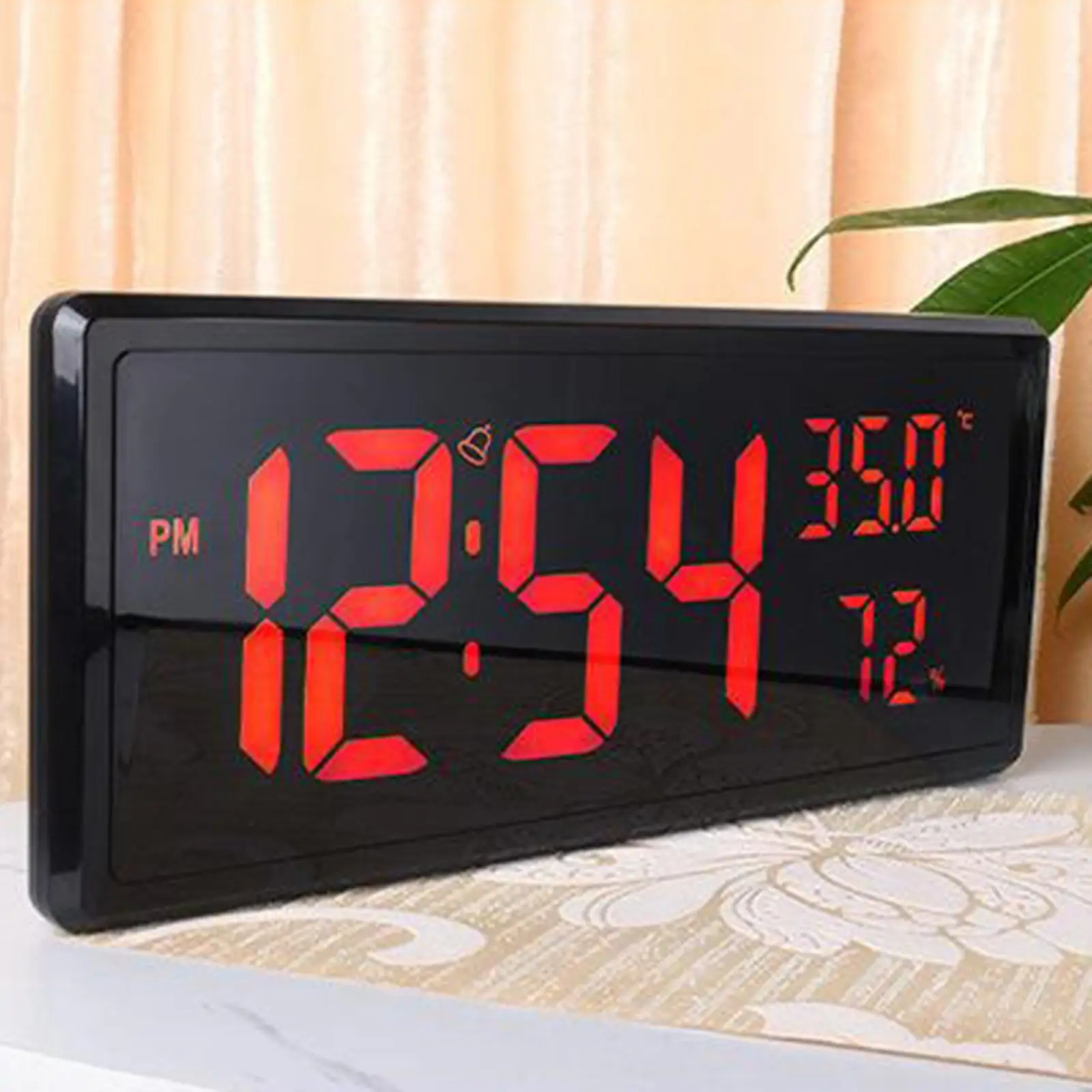 Large Digital Wall Clock Large Number Electronic Clock for Gym Farmhouse Classroom