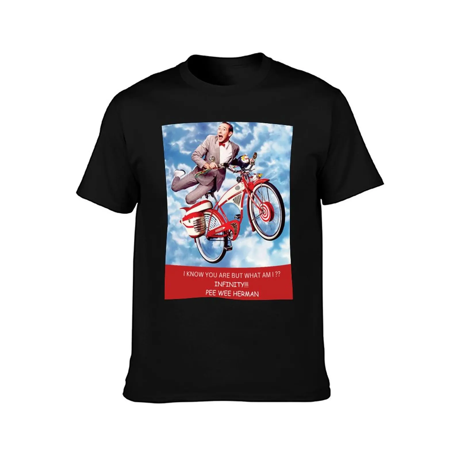 PEEWEE HERMAN T-Shirt Holiday Casual Short Sleeve Top T-Shirt