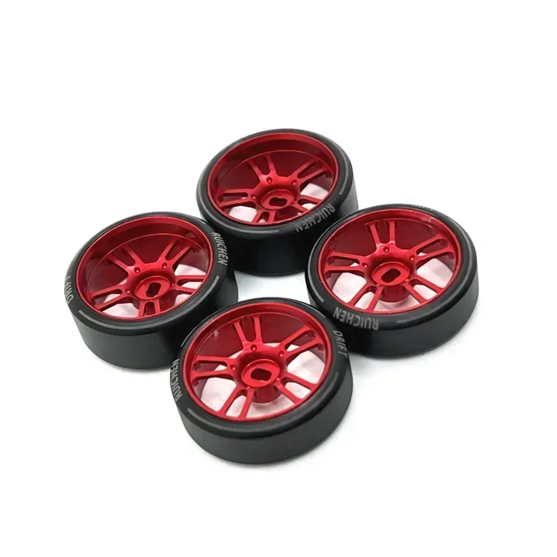 27Mm Drift Tire Tyre Metal Wheel Rim For Wltoys 284131 K969 K979 K989 P929 Kyosho Mini-Z 1/28 RC Car Upgrades Parts