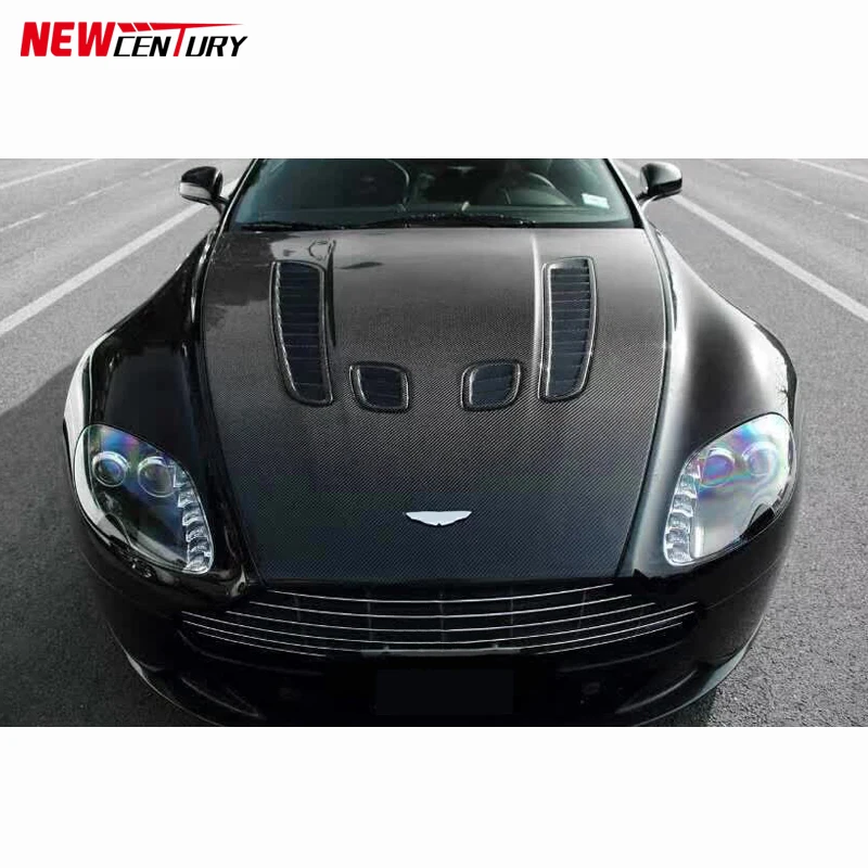 Suitable for 2007-2018 Aston Martin V8 Vantage Modified Carbon Fiber Perforated Machine Hood