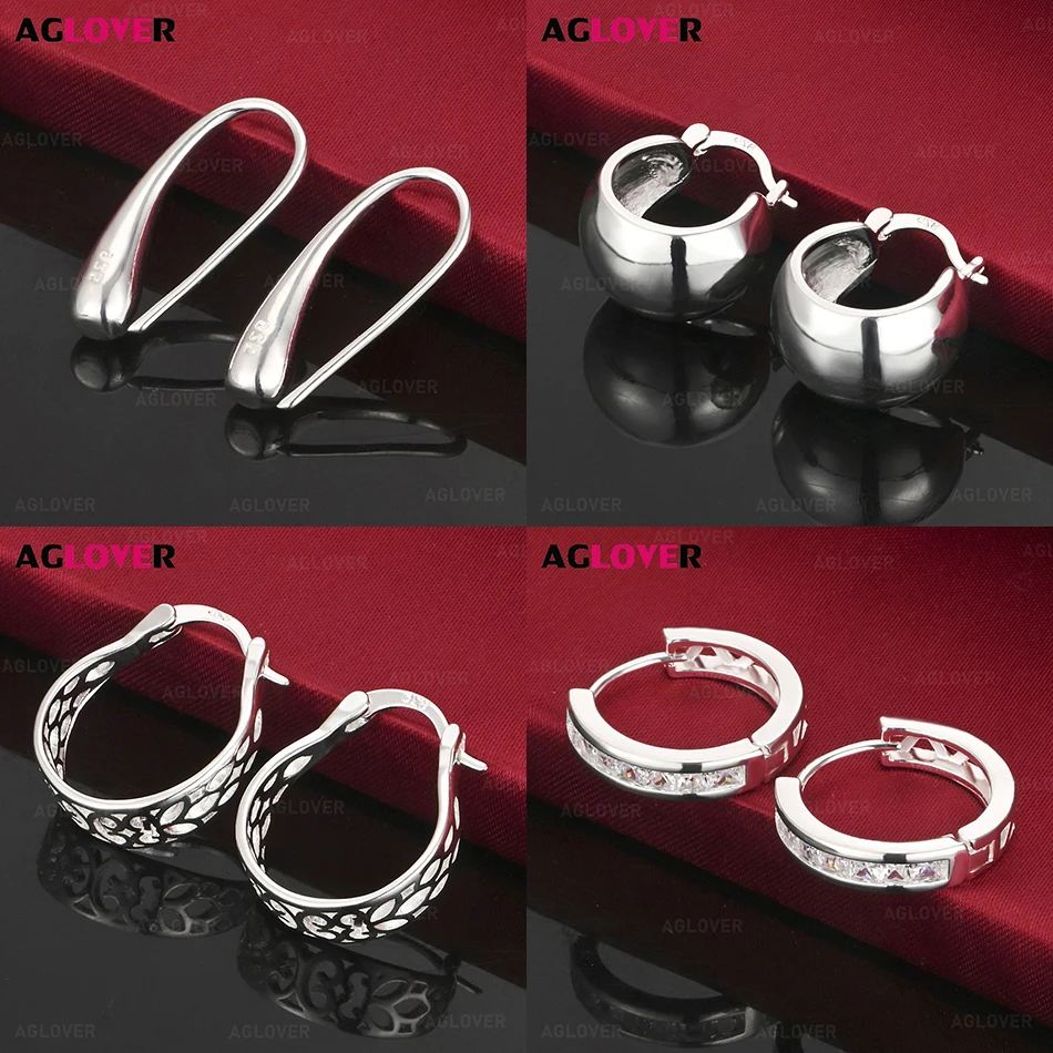 

AGLOVER 925 Sterling Silver Polished Small Ear Clip Niche Design High-End Women'S Holiday Gift Jewelry