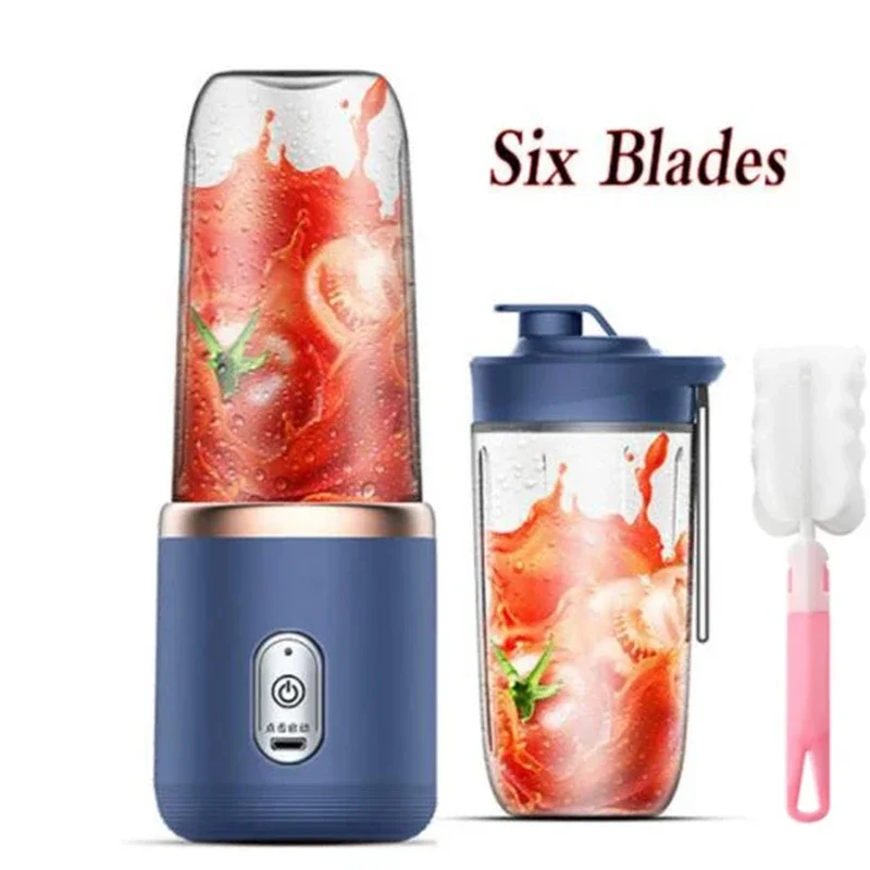 Portable 400ml Mini  Fruit Juicer USBCharging Lemon Orange Fruit Juicing Cup Smoothie Blender Machine kitchen appliances