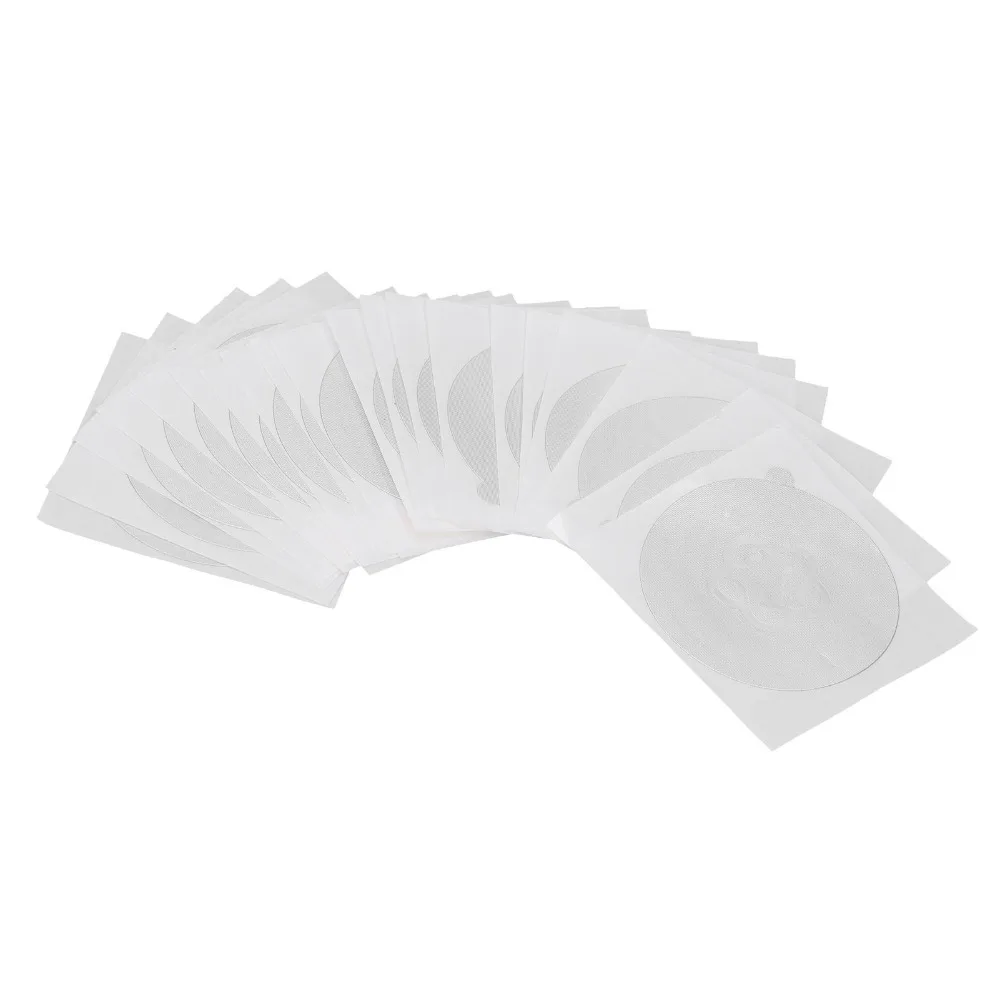 50 PCS set 58mm Diameter Coffee Capsule Foil Lids Aluminum Foil Material Silver Coffee Capsule Sealing Foils