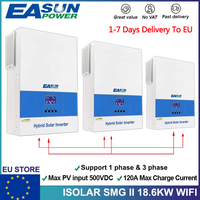 EASUN POWER 18.6KW Hybrid Solar Inverter 48V 230V Mppt 120A Charge Pure Sine Wave Off Grid Inverter With WIFI Support 3 Phases