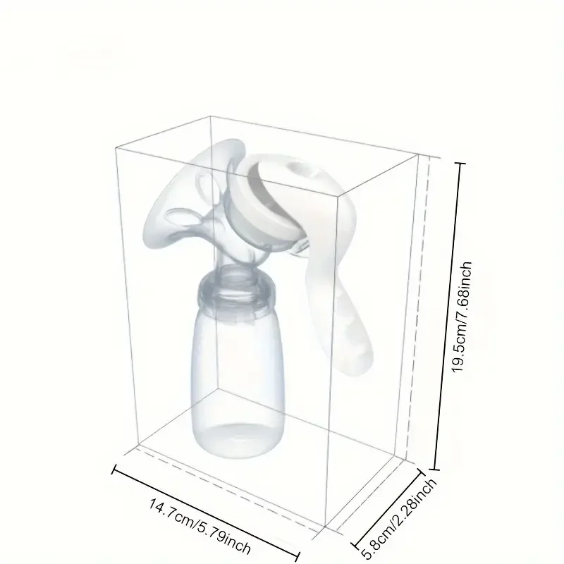 قطعة واحدة من مضخة الثدي اليدوية غير المؤلمة والمحمولة - شفط عالي، جامع الحليب الخالي من المواد الكيميائية للأمهات بعد الولادة، آلة الحلب #2