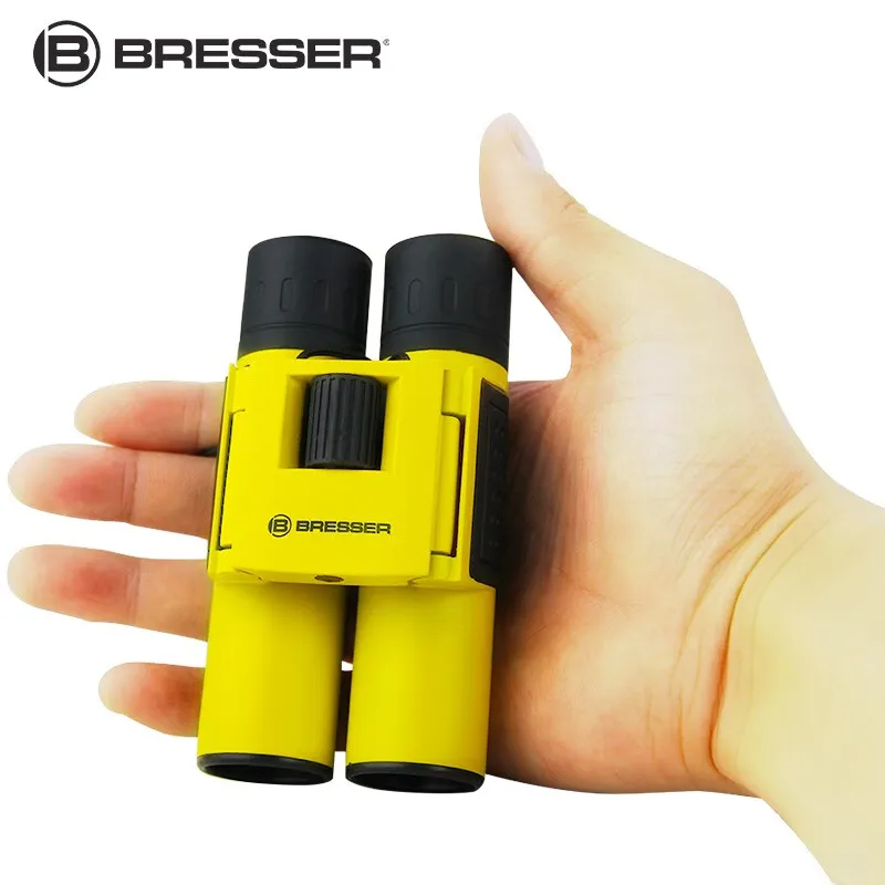 Bresser German binoculars small and portable, HD high power adult, boy, girl, children's birthday, Christmas gift