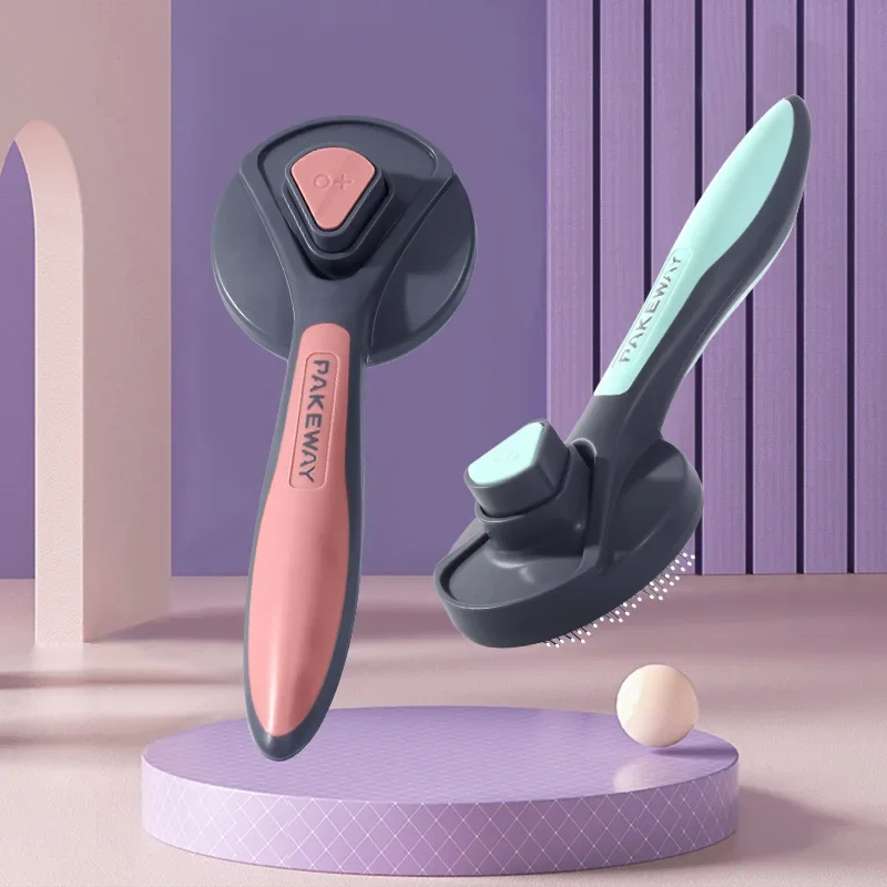 

Pet Self-cleaning Comb Dog Cat Hair Cleaning Comb Hair Remover Brush Pet Grooming Brush Cat Lice Comb Dog Accessories