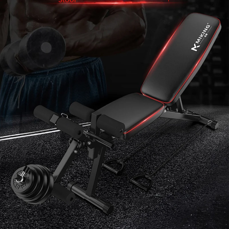Factory Direct Sales Dumbbell Professional Gitness Chair Multifunctional Supine Board Home Bench Press Weightlifting Equipment