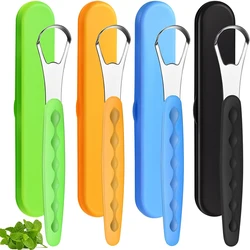 Stainless Steel Tongue Scraper With Portable Travel Case Metal Tongue Cleaner Oral Brush Easy To Clean For Reduce Bad Breath