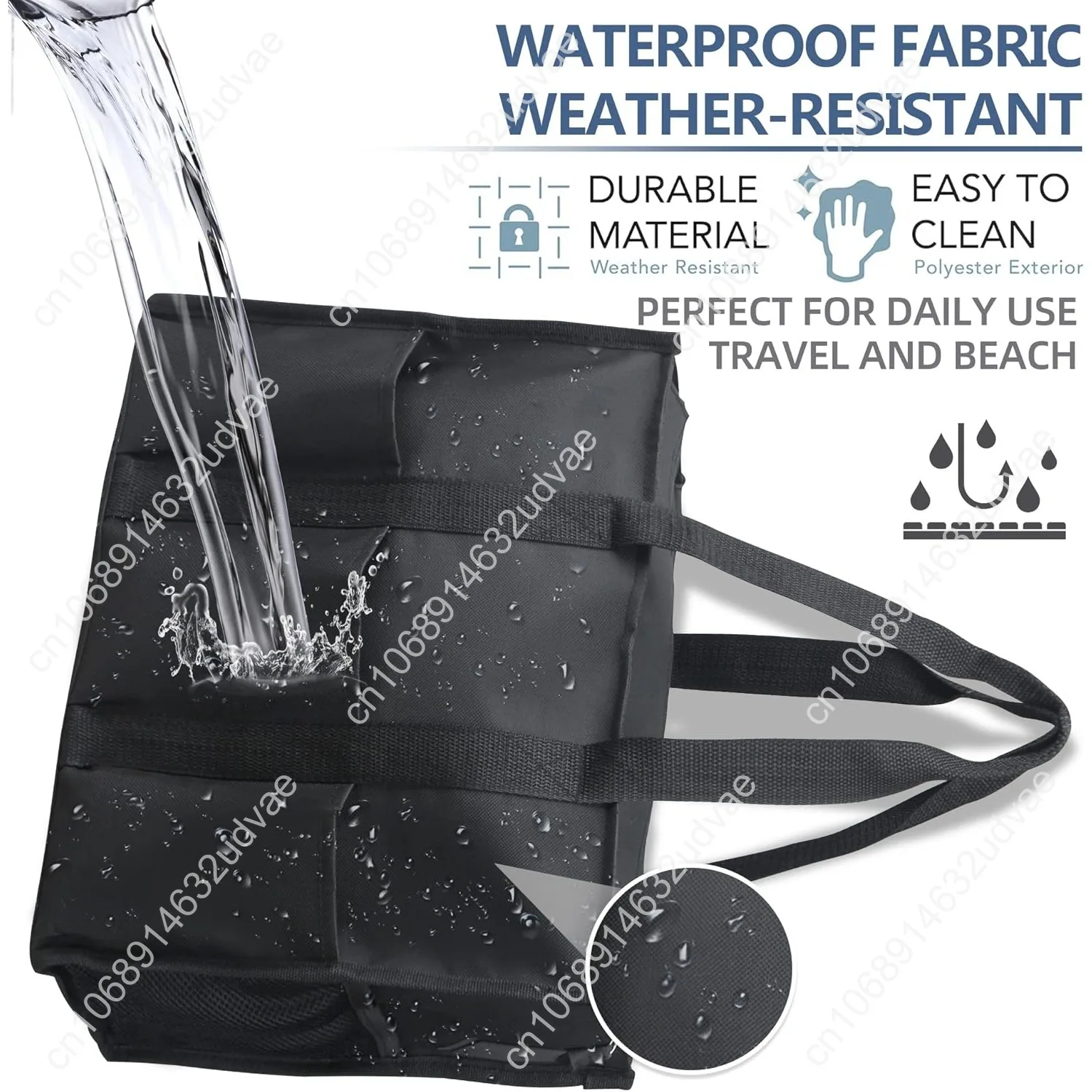 ABAMERICA Nurse Bags for Work Nursing Bag Multiple Pockets Waterproof Organizing Zip Top Clinical Bag for Nursing Students