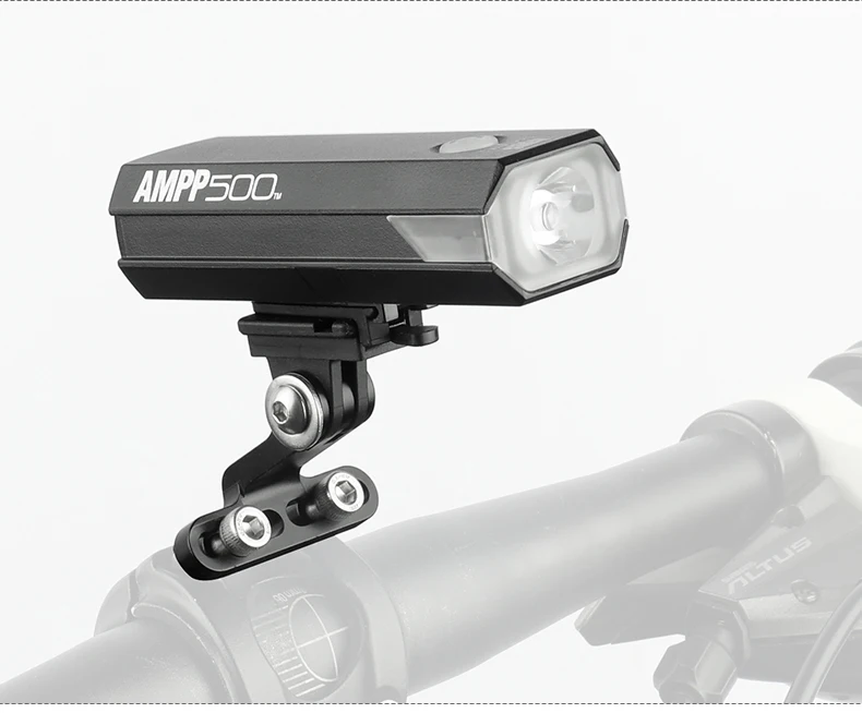 Adapter für CateEyp VOLT AMMP Fahrrad-Scheinwerferhalterung, passend für GoPro-Kamera-Adaption, Gabelschaft, Helm, Installationshalter, Clip – Detail 10