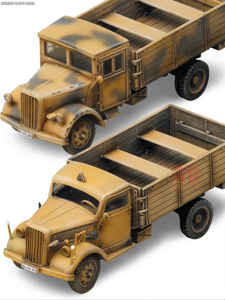 1/72 Academy Model 13404 WWII Ground Vehicle Series-5 German Cargo Truck assembly model kit