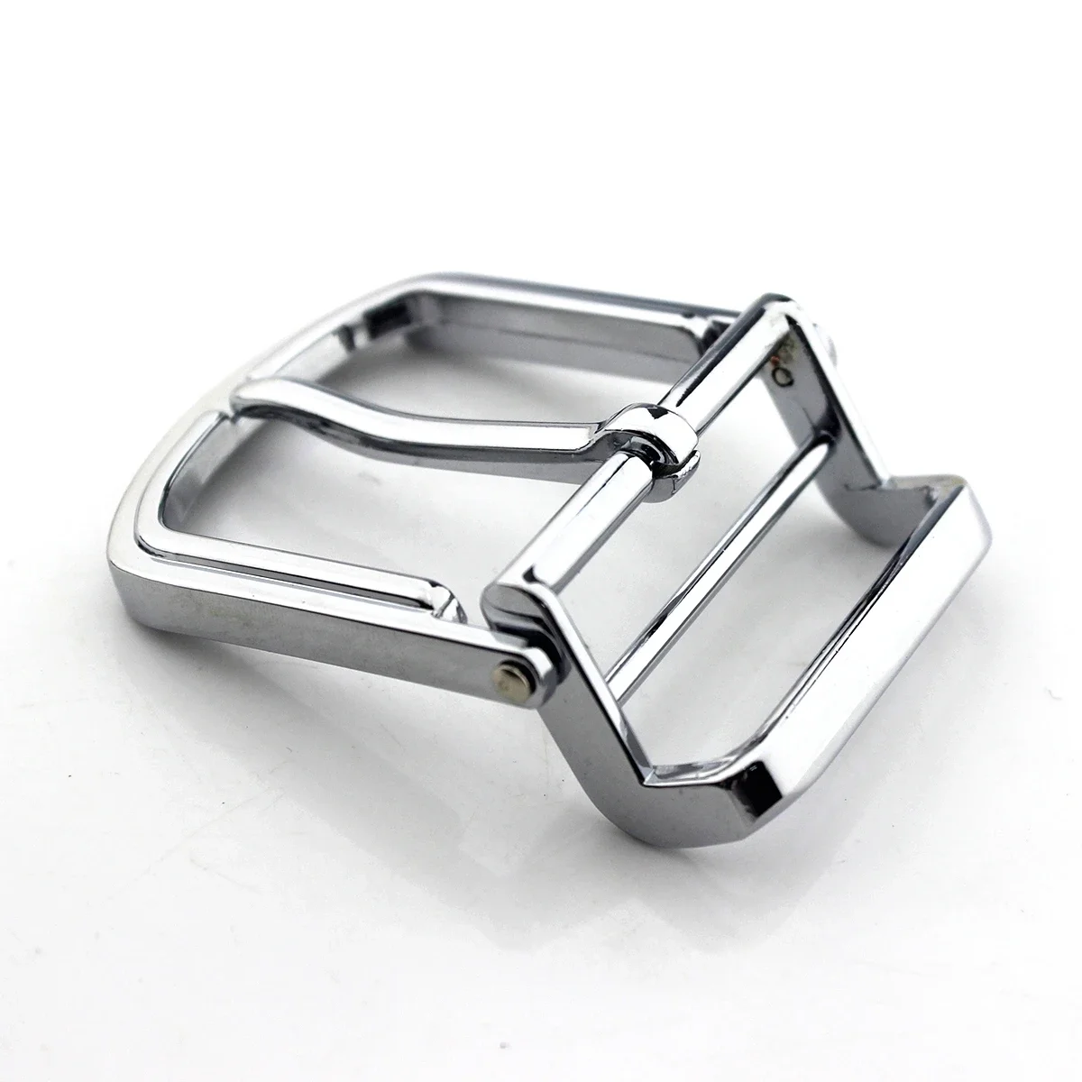 1piece 35mm Men\'s Belt Buckle Metal Chrome Pin Buckle Rotatable Waistband Buckle Leather Craft Belt Parts Accessories