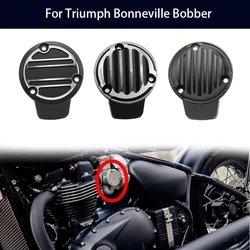 For Triumph Bonneville Bobber Black Ribbed Throttle Body Covers Kit T120 Speedmaster Thruxton 1200 R 2016-2024