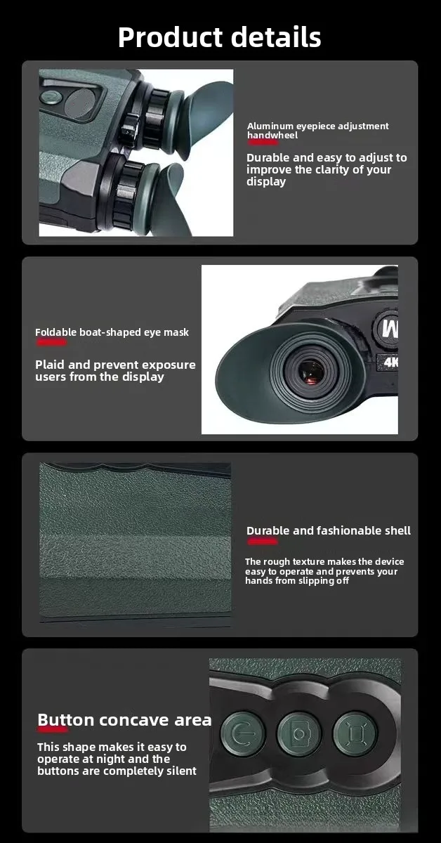 Infrared Night Vision NVD-B06-6-36X50LRF Binocular Infrared Ranging Telescope