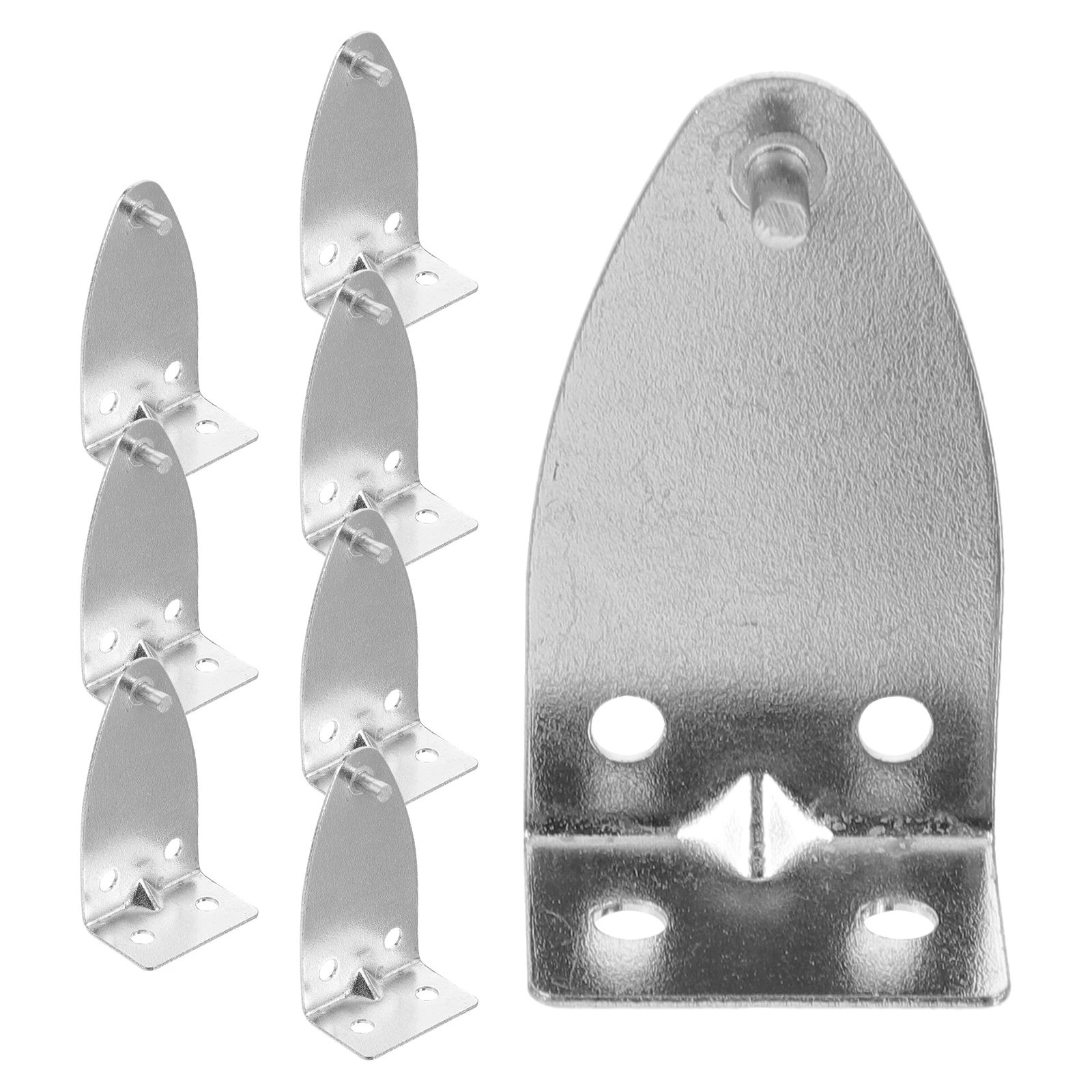 

8 Pcs Blind Accessories Metal Brackets Clips for Valance Hold Down Brackets Vertical Blinds Replacement Parts Modern