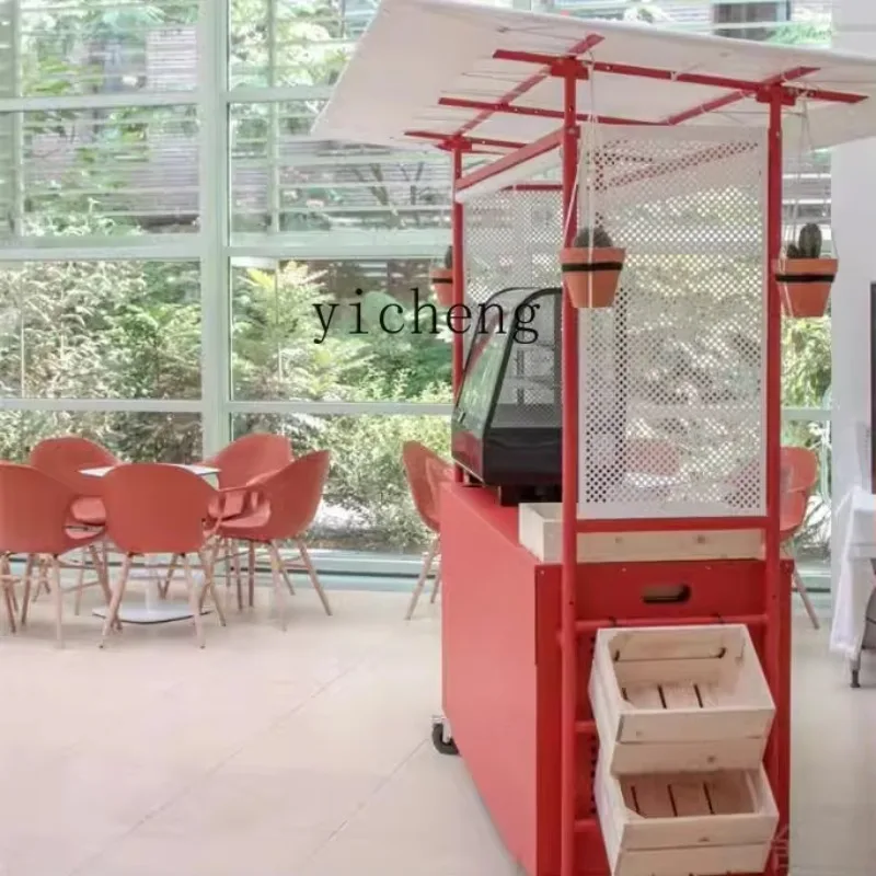 YFY  Outdoor Scenic Area Commercial Street Night Market Stall Multifunctional Mobile Integrated Dining Car