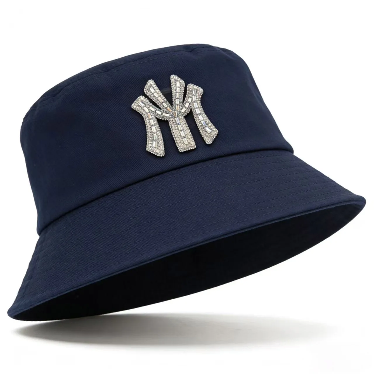 Neue MY Luxus-Diamant Komplett-Baumwolle Einfarbige Einseitige Fischerhüte für Männer und Mehrfarbige Basin-Caps für Frauen – Detail 12