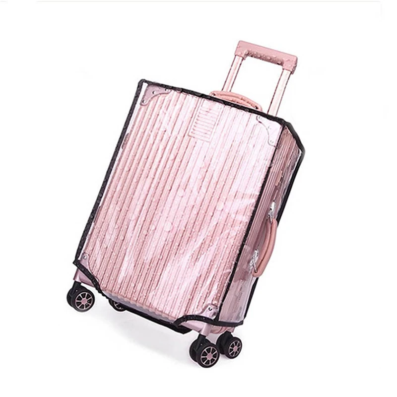 Full Transparent Luggage Protector Thicken Waterproof wear-resistant Suitcase Protector PVC Suitcase Cover Rolling Luggage Cover