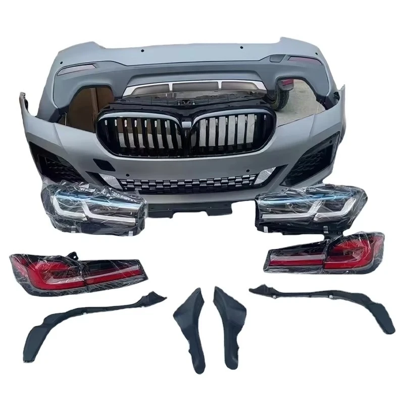 

Full Set Car Front Bumpers Body Kits for STLF 5 Series G30 Upgrade G30 LCI Body Kits With Grille Headlight Taillamp