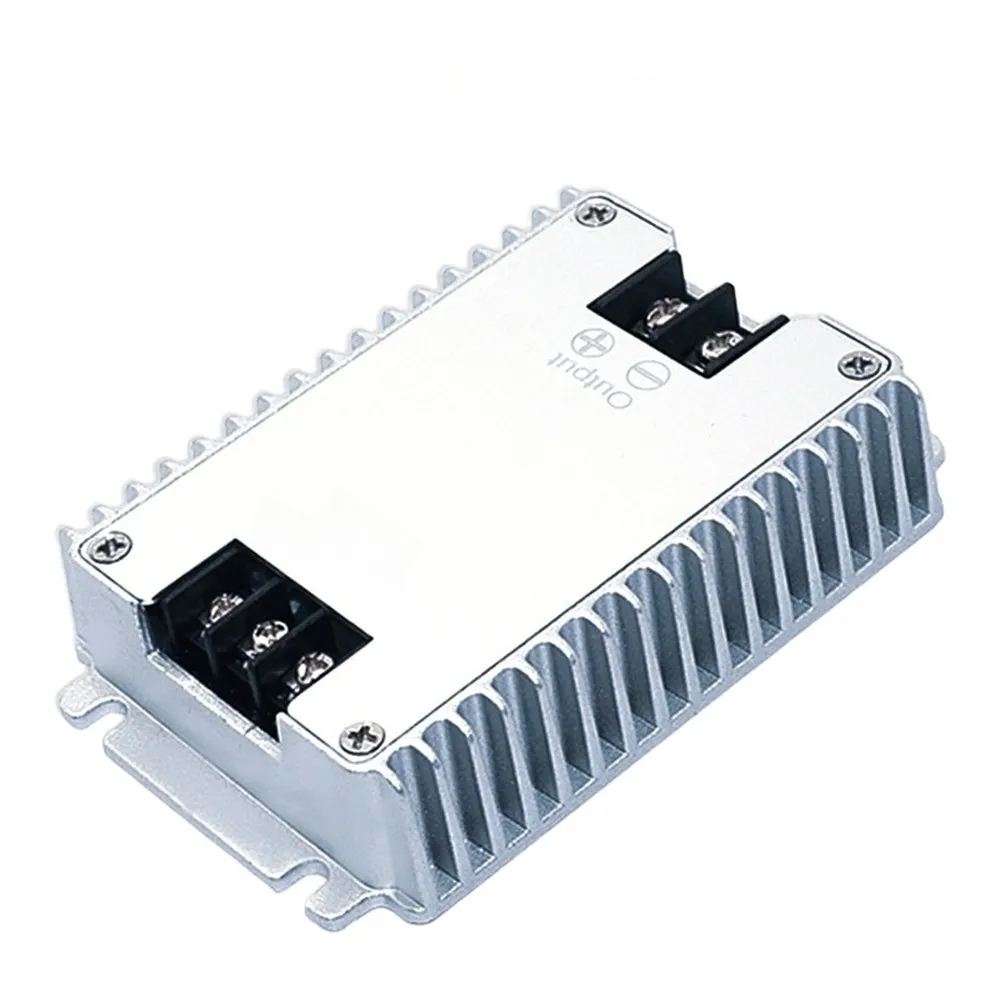 DC-DC Voltage Regulator 144W For 6a Output 24V Stable Supply IP65 Rated Waterproof Enclosure for Automotive Applications