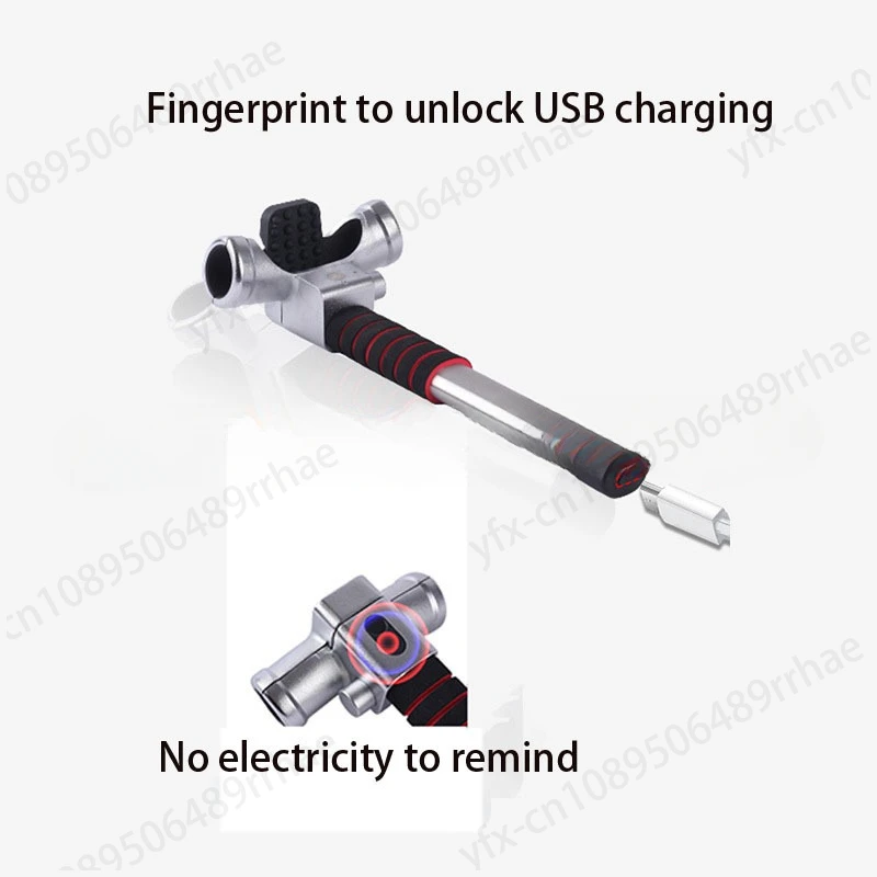 Fingerprint steering wheel lock car a-l-a-r-m anti-theft fingerprint lock car lock