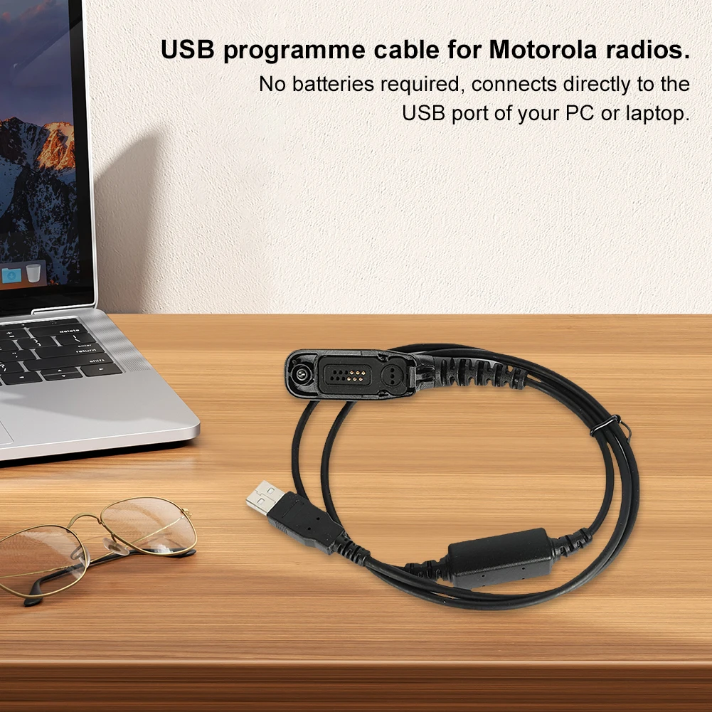 1 PC Programming Cable Replace USB Programming Cable for Motorola XIR P8268 DP4800 for Motorola DP3600 DP3400 XPR6550 XPR7550