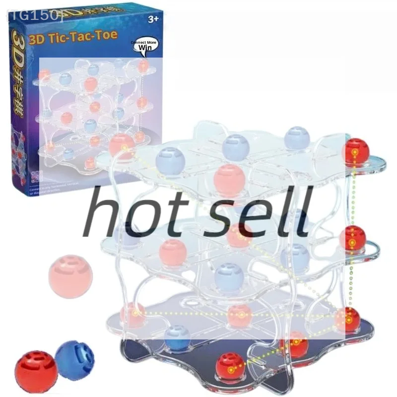 

3D Thinking Training Game, Multi-Level Tic-Tac-Toe for Cognitive Development & Family Entertainment【No】