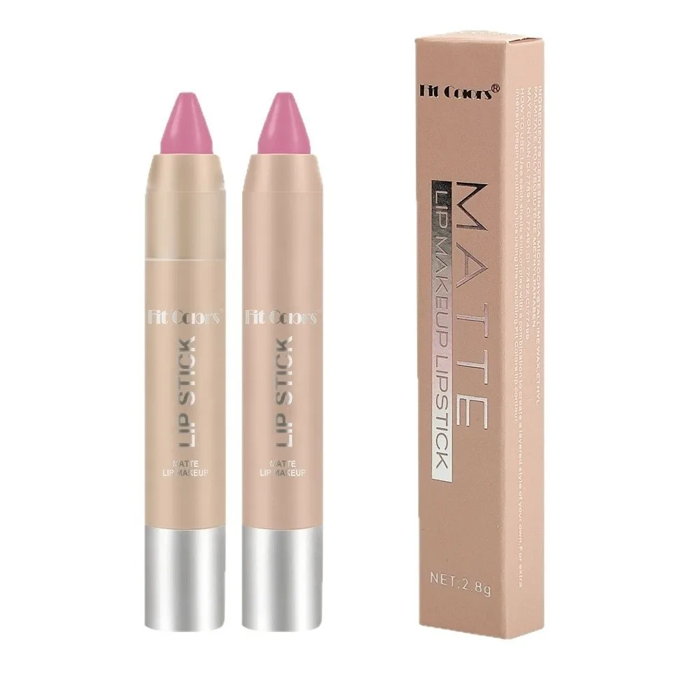 New Matte Finish Lips Lipliner Pencil Waterproof with Gold Glitter Shiny Lipliner Long-Lasting Lipstick Lipliner for Women Girls