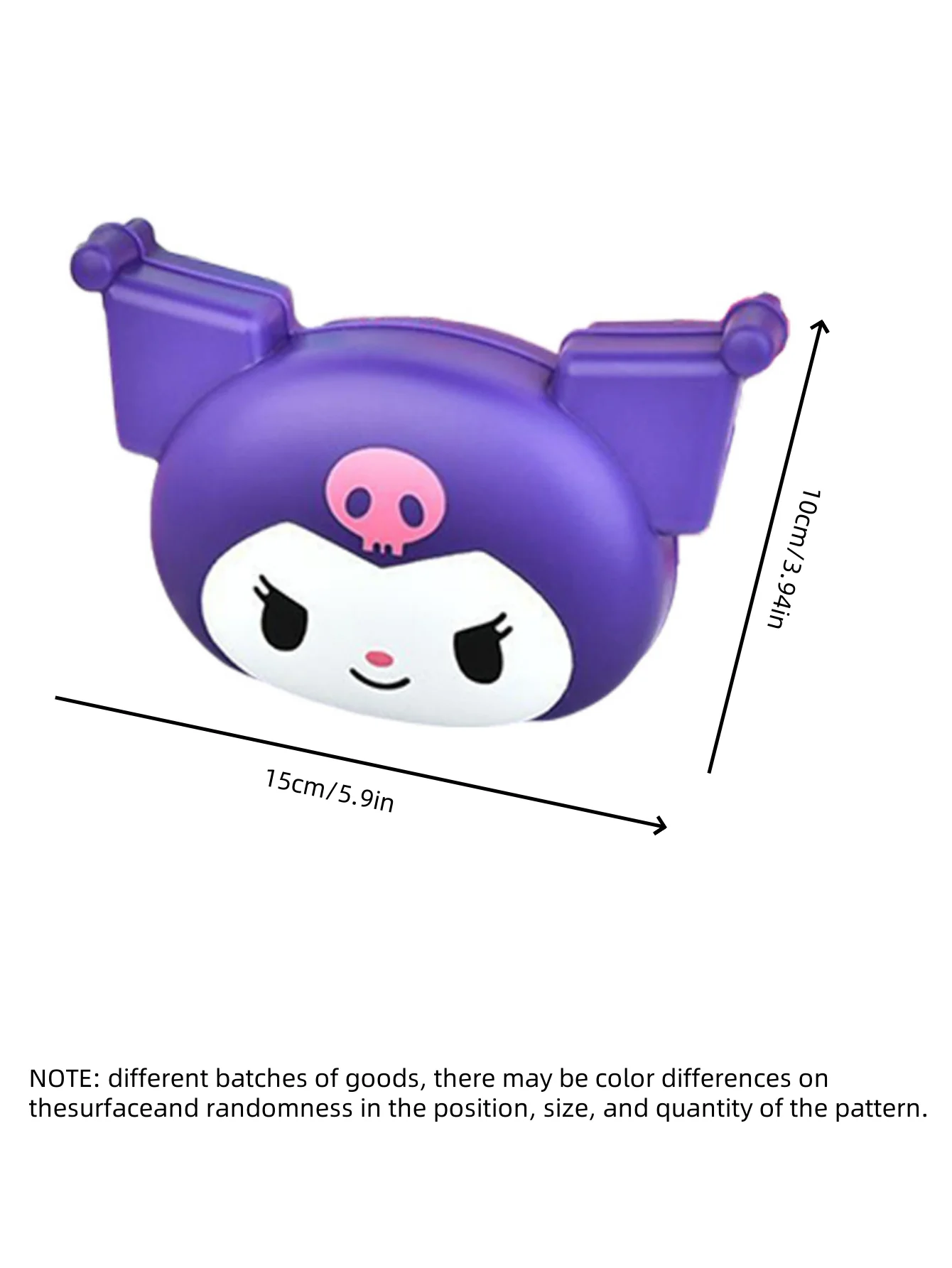 1 Buah Kotak Sabun Berbentuk HelloKittyes Kuromi Sanrio, Rak dan Tutup Sabun Plastik, Kotak Sabun Kartun, Drainase Kreatif dan Lucu