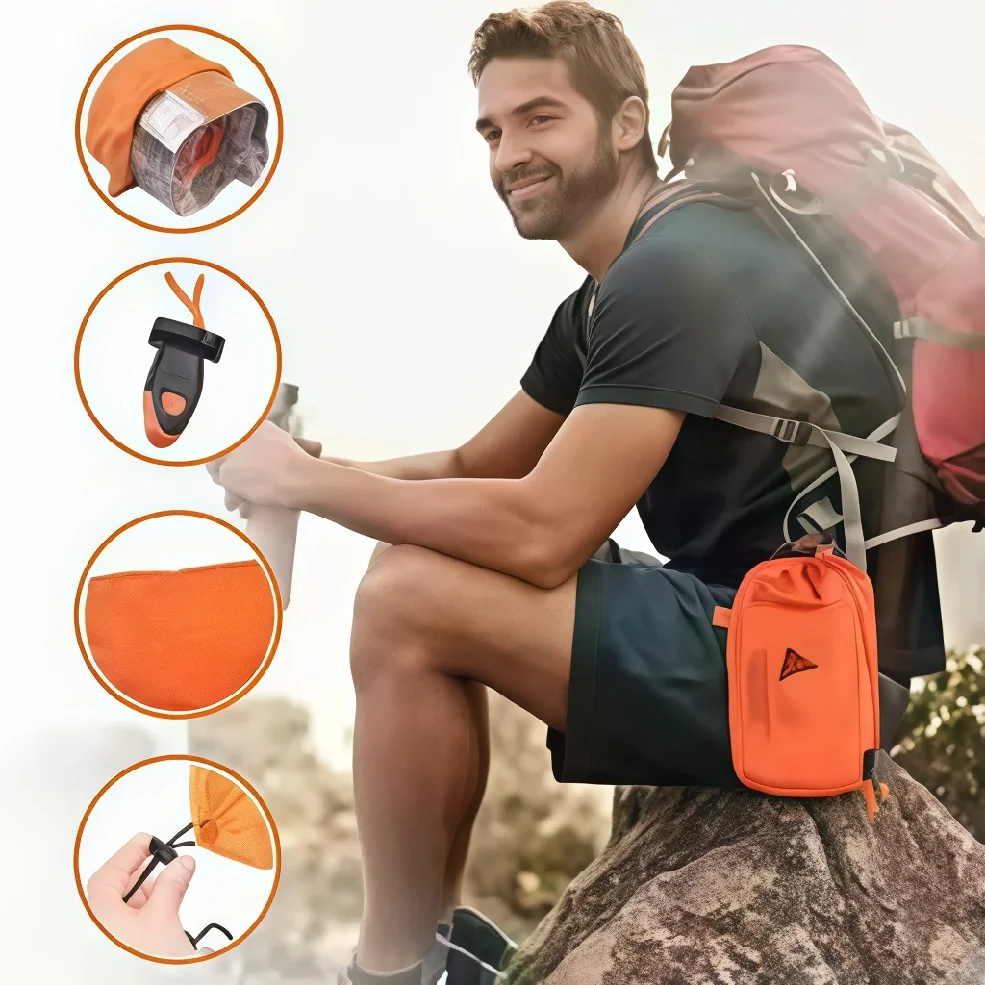 Namiot ratunkowy dla 2 osób -  – Emergency Mylar Tent recenzja i cena