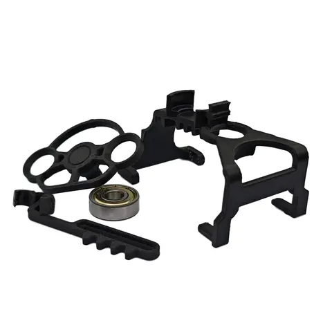 Black Mini 3D Printing Steering Wheel For XBOX 360 Wireless Game Controller Auxiliary Replacement Accessories