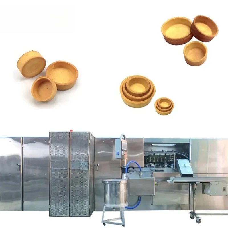 Fully Automatic Industrial Tart Shell Machine High Efficiency Energy Saving PLC Control