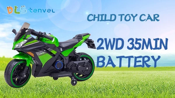 Motocicleta eléctrica con Control remoto para niños y niñas, llave de arranque, carga, nuevo diseño