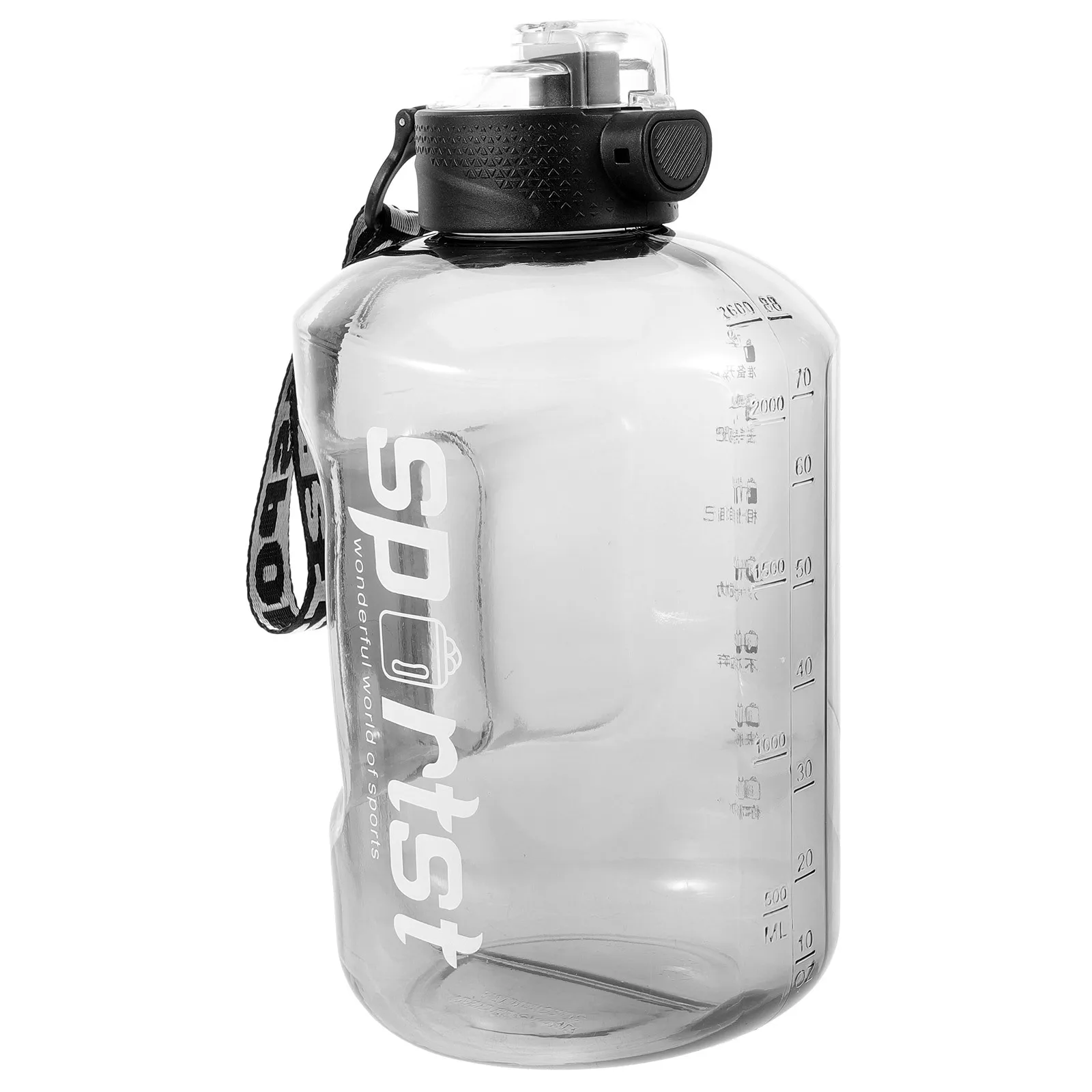

1Set Portable Outdoor Water Bottle Large Capacity Sports Bottle for Fitness Gym Hiking Basketball Water Bottles