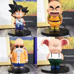 Dragon Ball Z GK Action Figure Cute Lunch Kame Sennin Son Goku Uron Kuririn Launch PVC Model Collection Toys Gift for Kids