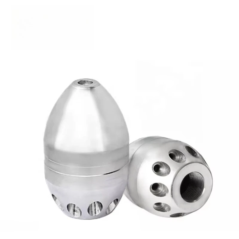 

Stainless Steel Sewer Cleaning Grenade Water Blast Rotating Nozzle 1" for Pipeline Cleaning