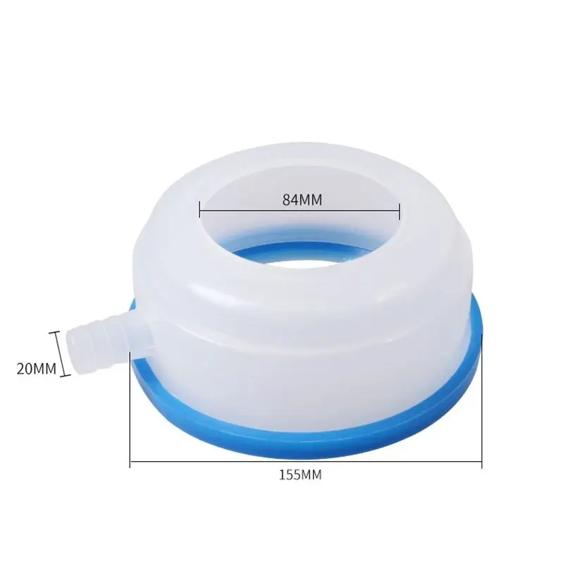 Wet Drilling Dust Cover for 20-80mm Drilling, Wall Drilling Dust Collection, Manganese Steel Sheet, 2 Meters Water Pipe