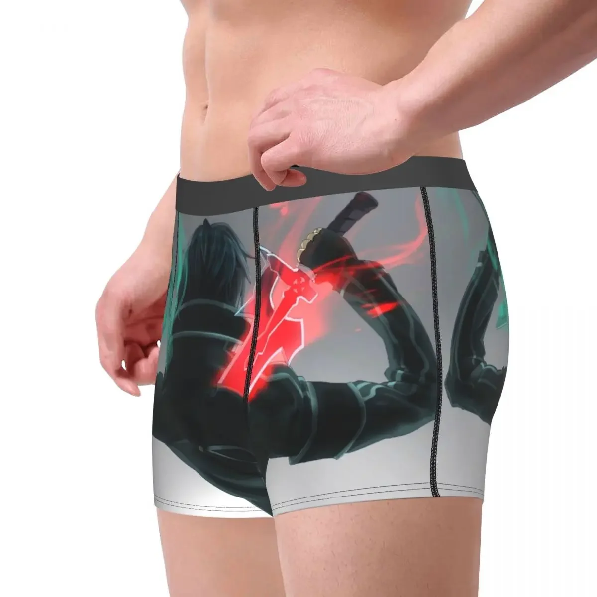 Anime - Sword Art Online Underpants Breathbale Panties Male Underwear Print Shorts Boxer Briefs