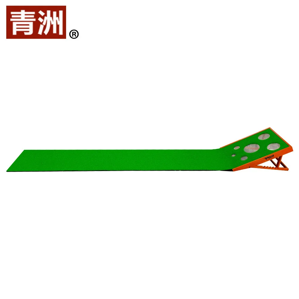 Qingzhou PGM Golf Putter Practitioner, einstellbare Neigung klappbar, Golf Cutter Massivholz Practitioner