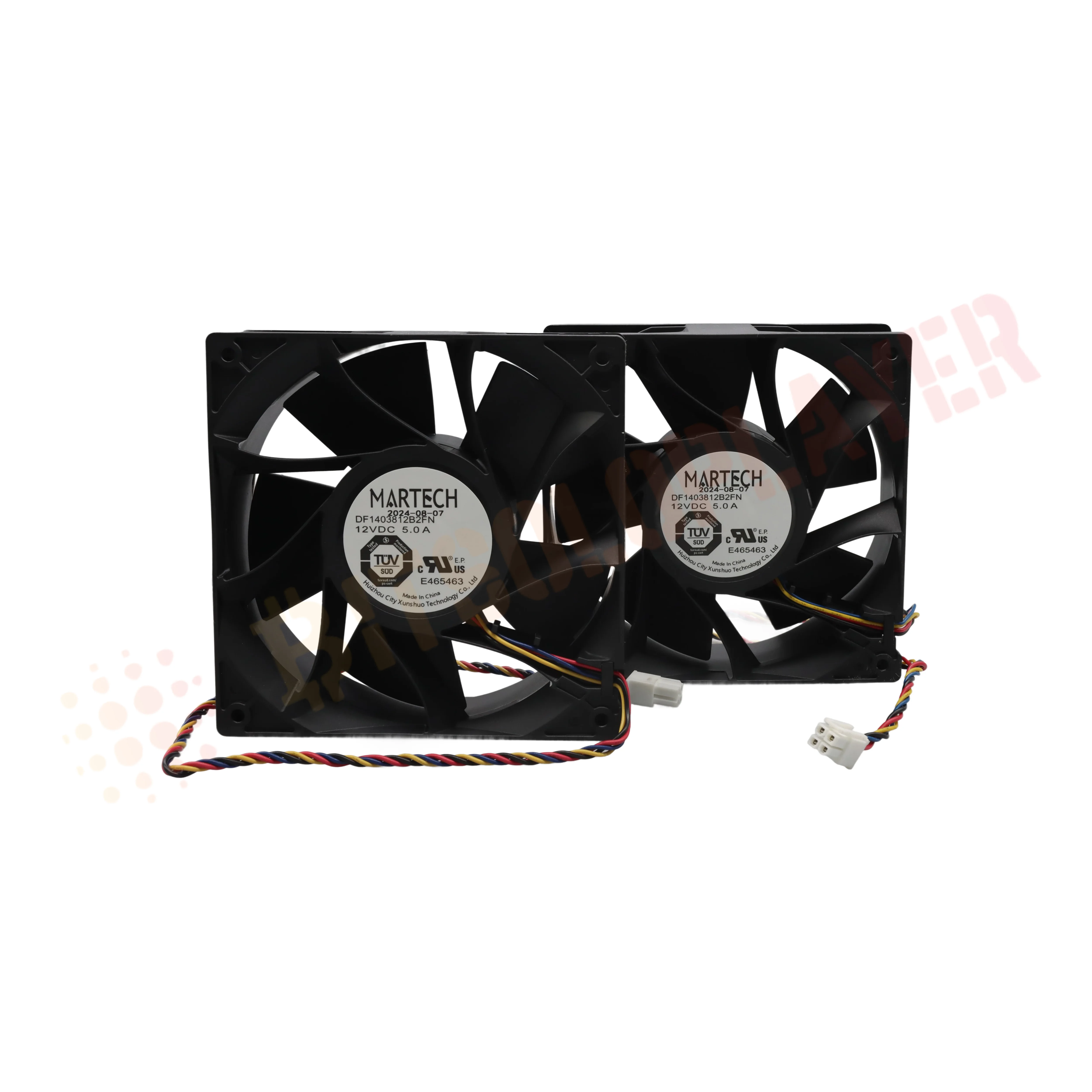 Ventilador oficial Bitmain Martech 6400rpm 140*140*38mm para Antminer S21Pro