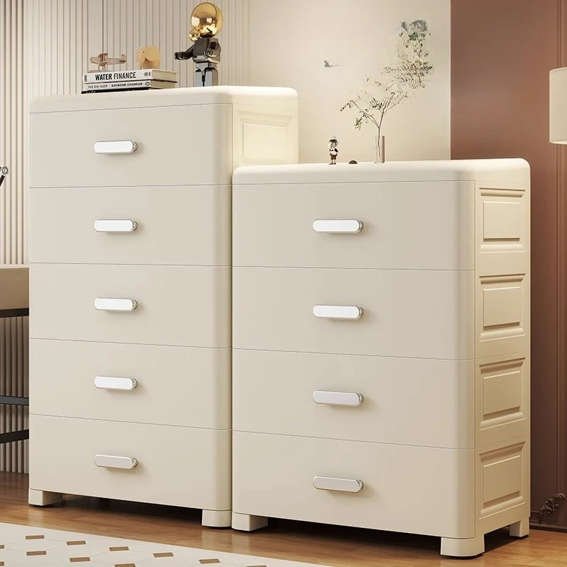 

5-Drawer Storage Box BPA-Free Plastic Organizer for Baby Clothes Kids Toy Cabinet Stackable Nursery Dresser Organization