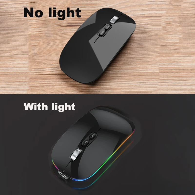 Xiaomi-Mouse ergonômico sem fio, Mini PC Mouse, Bluetooth Gaming Mouse, Acessórios para laptop, Adequado para uso em escritório