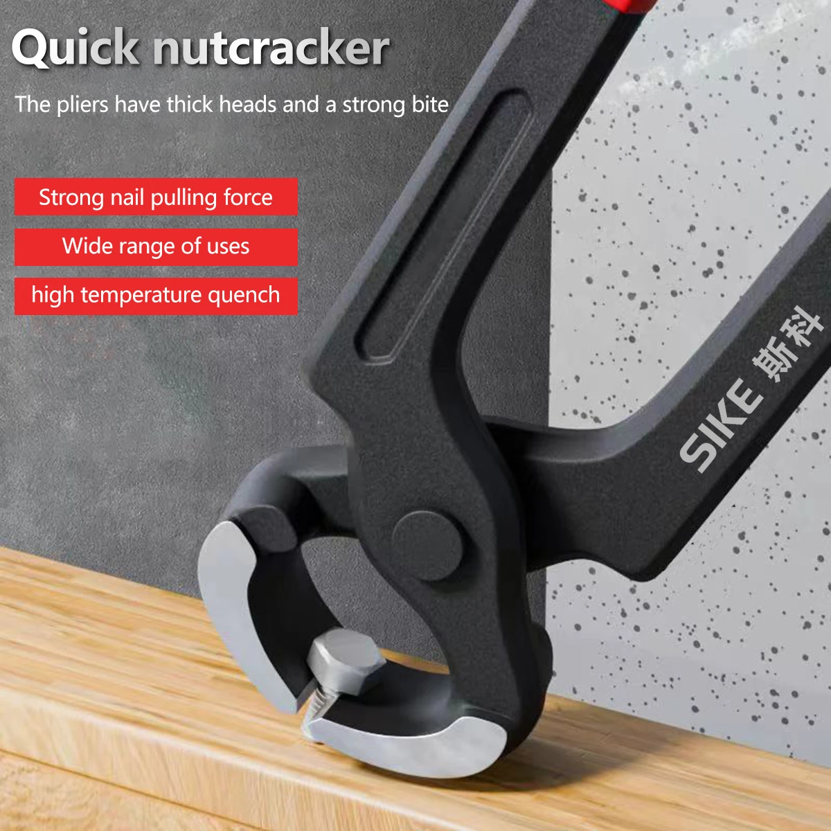 Functional top cutters professional tire repair pliers with rubber handles for carpentry, tire repair and nail removal, etc. image 6