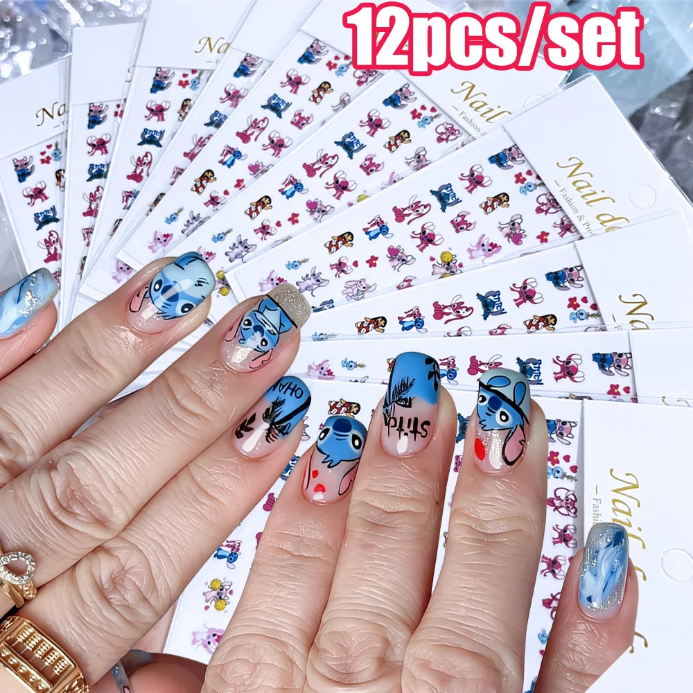 12Pcs/Set 3D Cartoo…