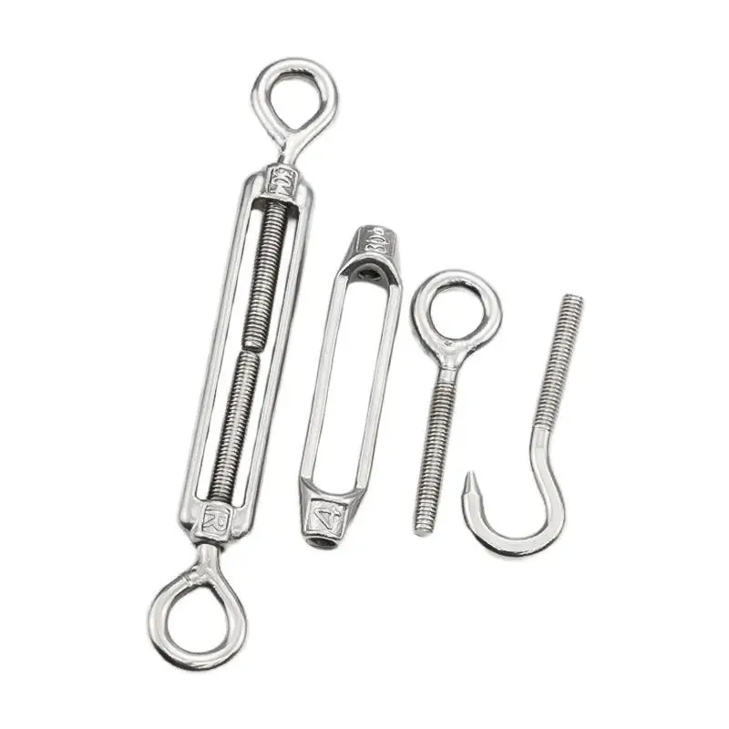 

304 Stainless Steel Split Shackle Screw Non-Corrosive Heavy Load Fastener for Yacht Docking Hiking Gear Rigging DIY Renovation